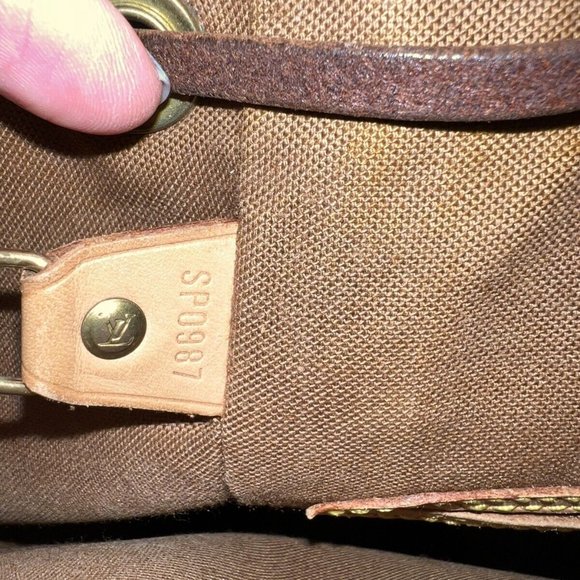 Auth Louis Vuitton LV Backpack Bag Montsouris MM Brown Monogram Pink Custom Logo - Picture 6 of 10